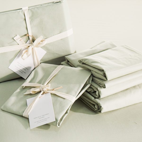 Percale Organic Cotton Sheets 270TC - Image 5
