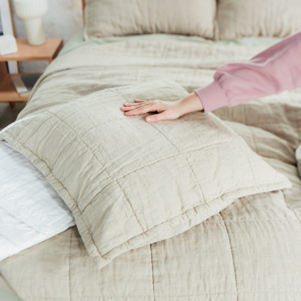 Natural Linen Shams - Image 6