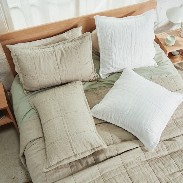 Natural Linen Shams - Image 2