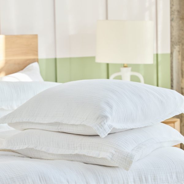 Organic Cotton Gauze Shams - Image 3